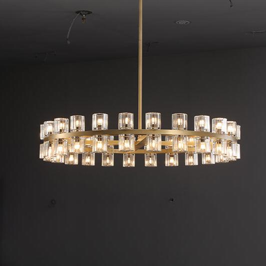 Arcachon Crystal Round Chandelier 42"（customized size）