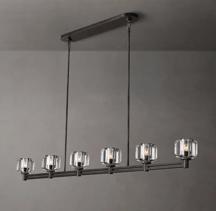 Demaret Double Linear Chandelier 72″