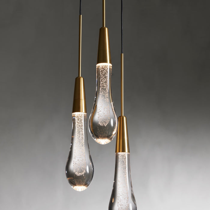 Solitaire Single Light 3-light Pendant