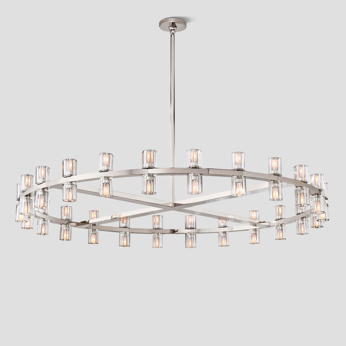 Arcachon Crystal Round Chandelier 60"