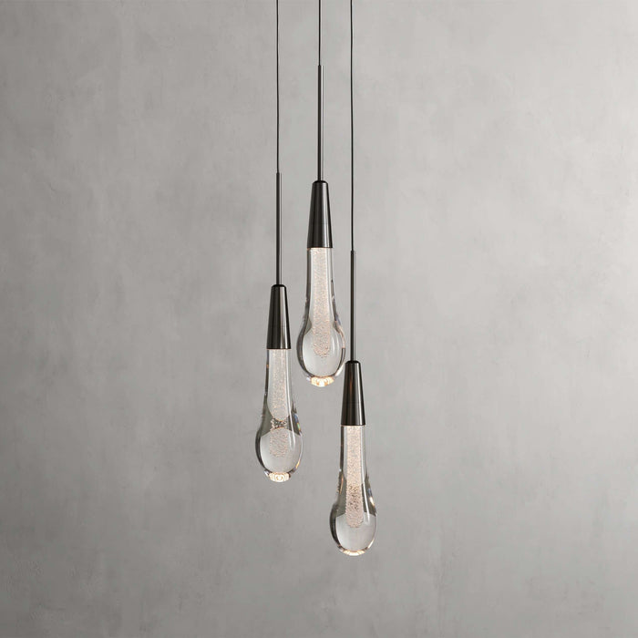 Solitaire Single Light 3-light Pendant