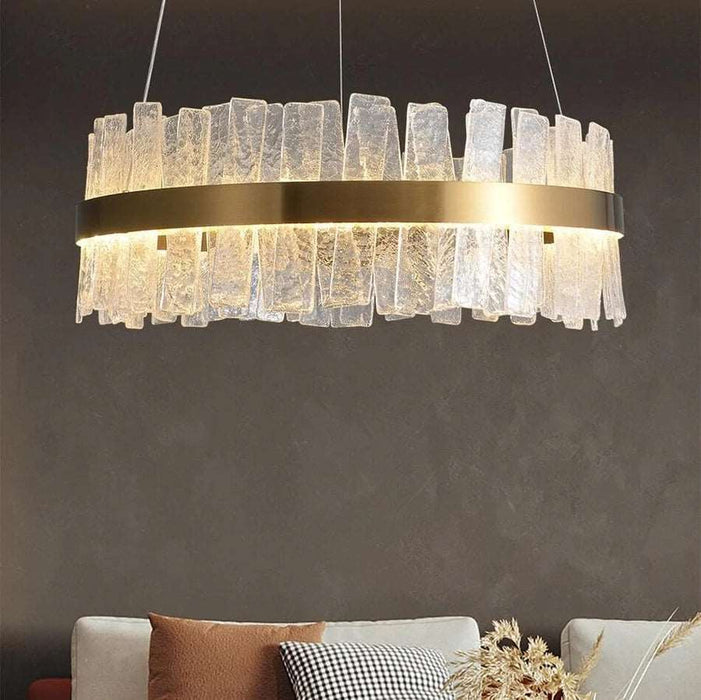 Andrea Round Crystal Chandelier