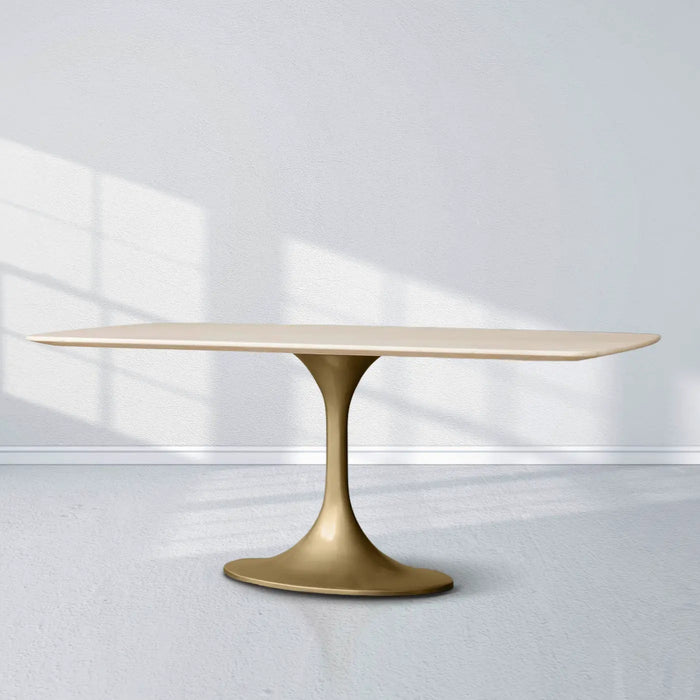 Saint Germain Stone Dining Table With Launette Base