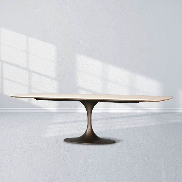 Saint Germain Stone Dining Table With Launette Base