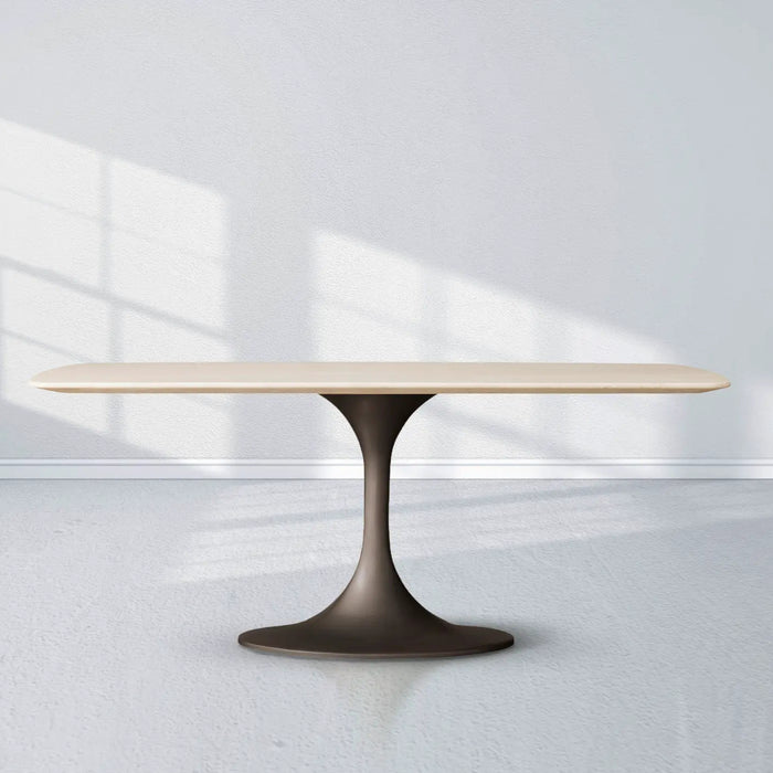 Saint Germain Stone Dining Table With Launette Base