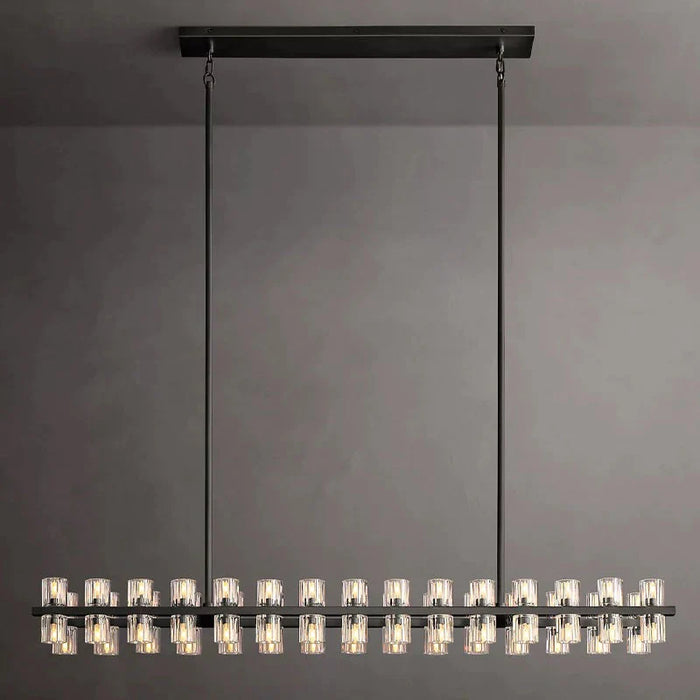 Arcachon Crystal Rectangular Chandelier48" 54" 72"