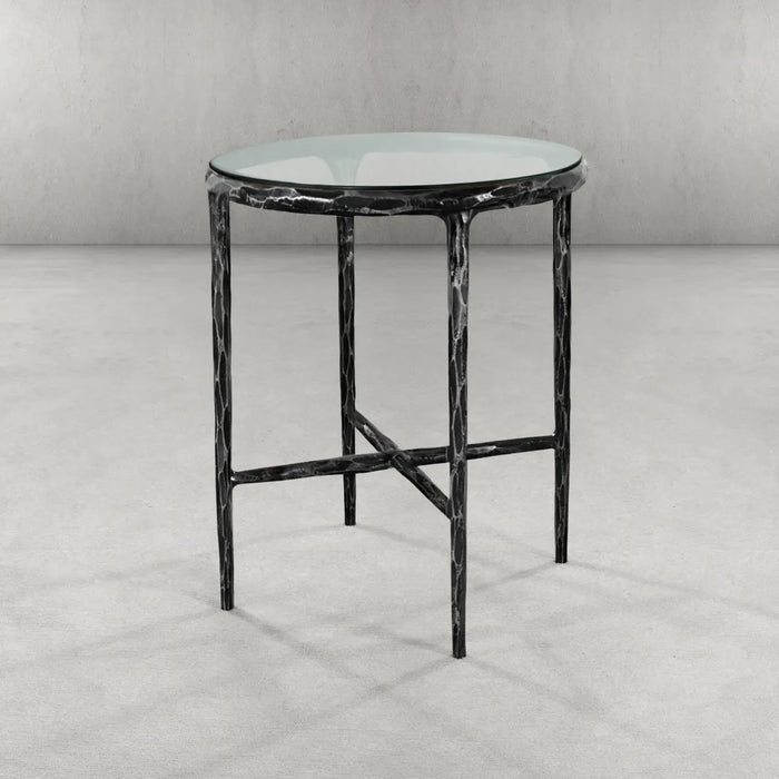 Thaddeus Marble Round Side Table 18"D