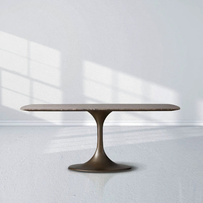 Saint Germain Stone Dining Table With Launette Base