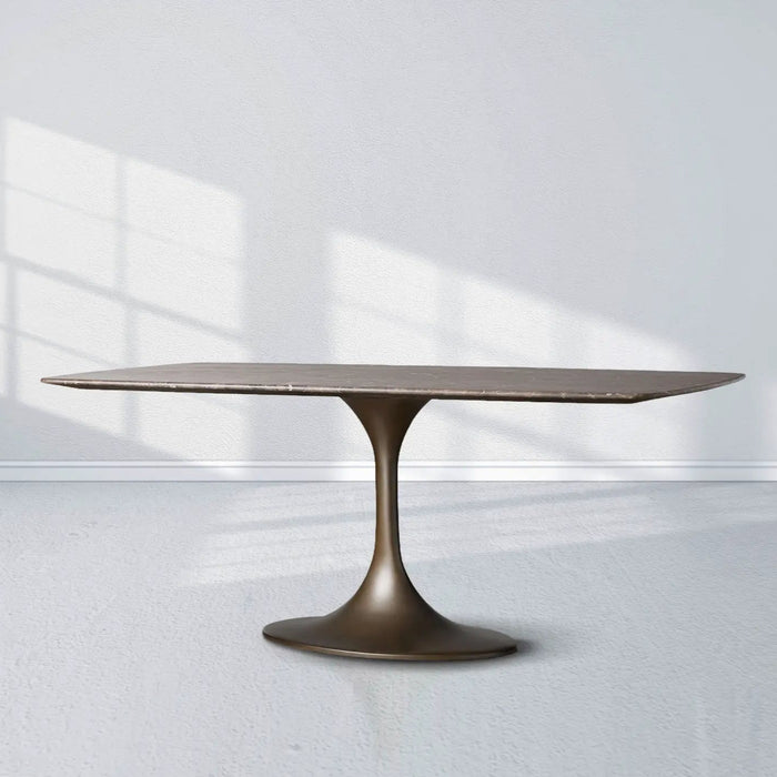 Saint Germain Stone Dining Table With Launette Base