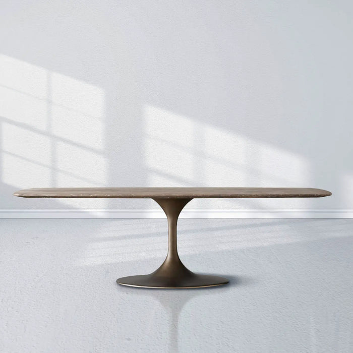 Saint Germain Stone Dining Table With Launette Base