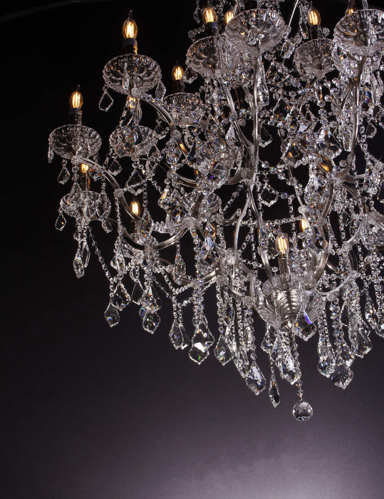 Empire Maria Theresa Crystal Chandelier 30” ( customized size)