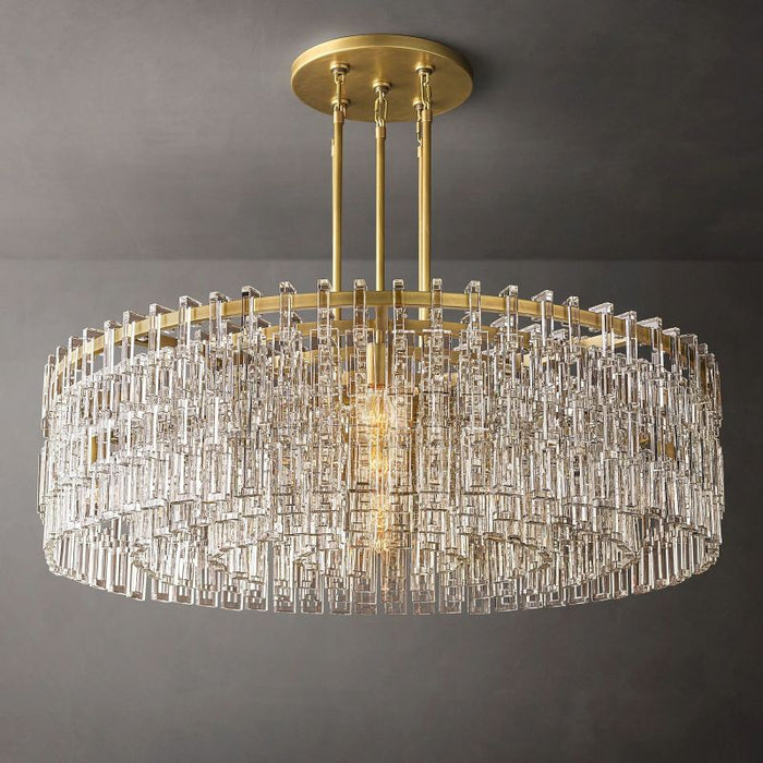 Marignan K9 Crystal Round Chandelier 48"