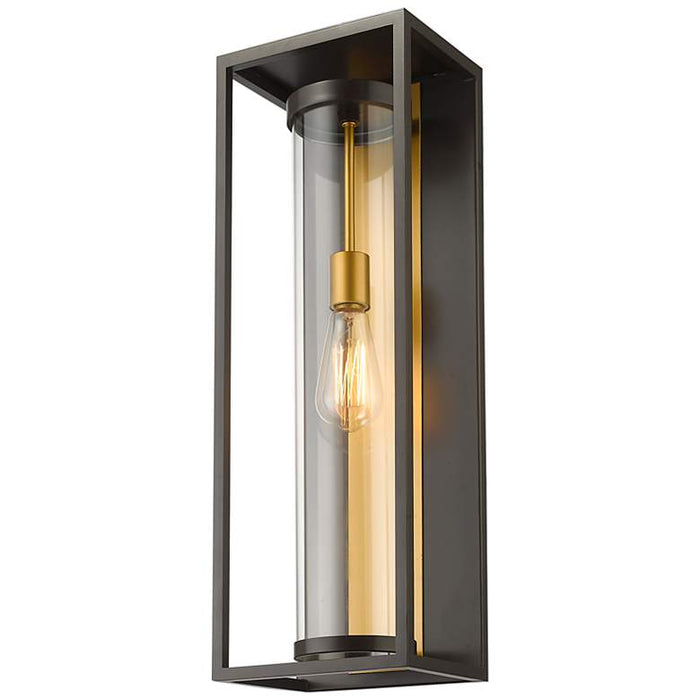 Dunbrochan 24 1/4" High Deep Bronze Brass Outdoor Wall Light