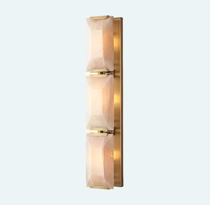 Harlow Calcite Triple Wall Sconce