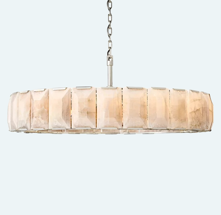 Harlow Calcite Round Chandelier D 60"