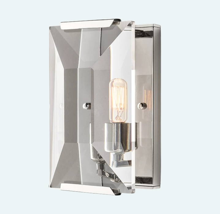 Harlow Multicurve Crystal Wall Sconce