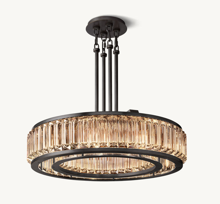 MAURIER ROUND CHANDELIER 36"