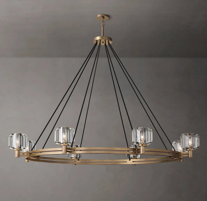 Demaret Double Round Chandelier 60"