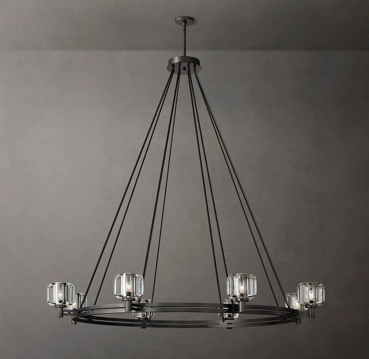 Demaret Double Round Chandelier 60"