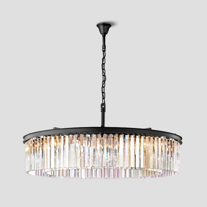 Odeon Crystal Round Chandelier 43"