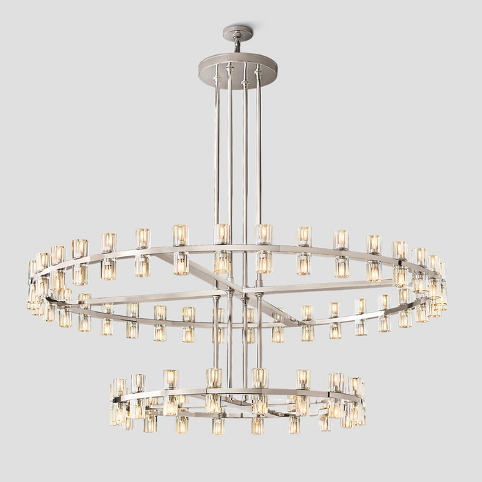 Arcachon Crystal 2-Tier Round Chandelier 60“