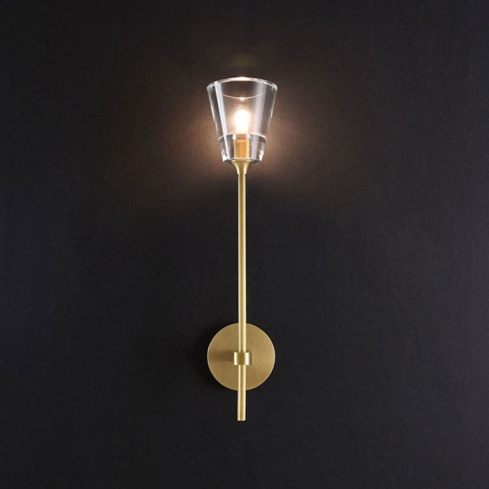 Bell Grand Goblet Wall Sconce, Brass