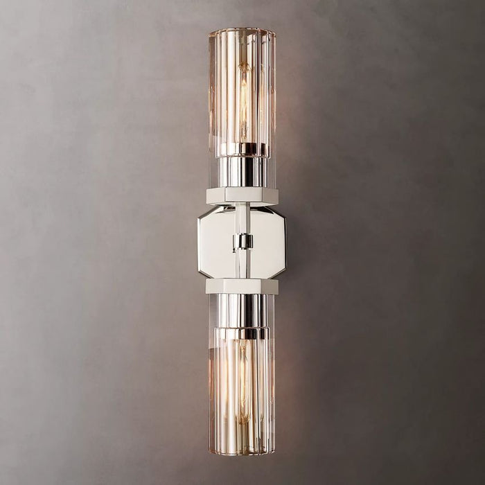 Lambe Hexagonal Linear Wall Sconce 19½"W