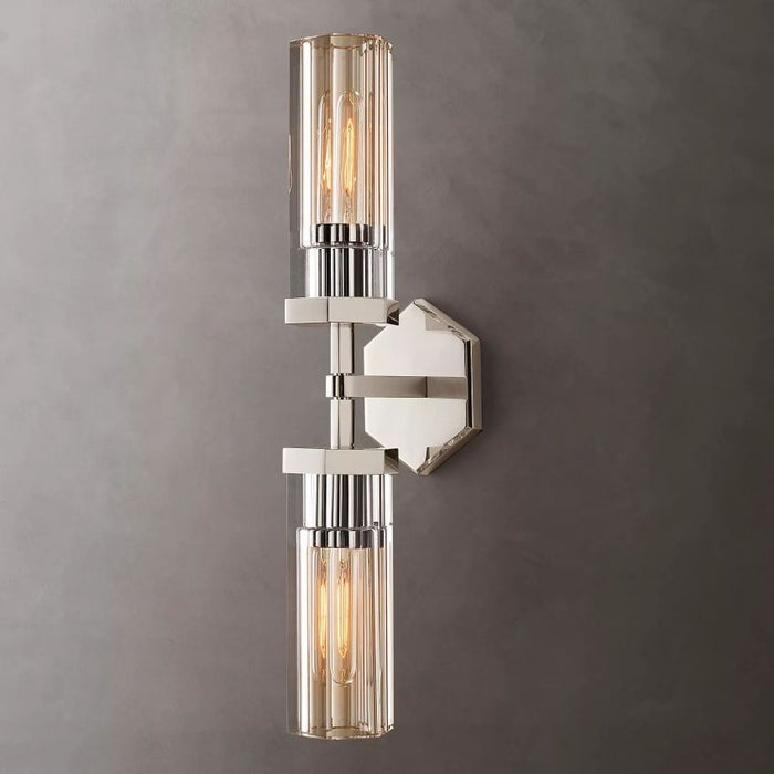 Lambe Hexagonal Linear Wall Sconce 19½"W