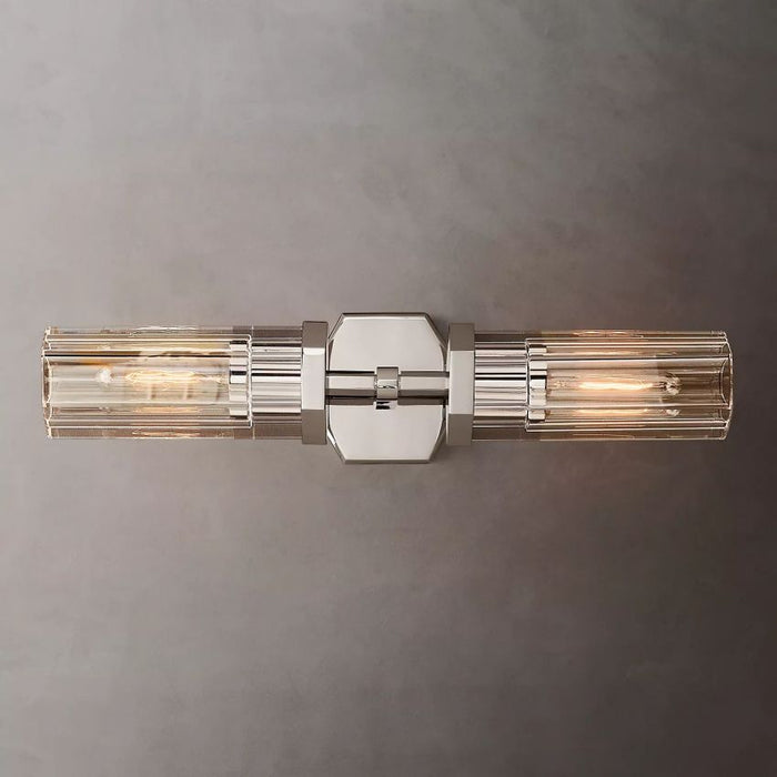 Lambe Hexagonal Linear Wall Sconce 19½"W