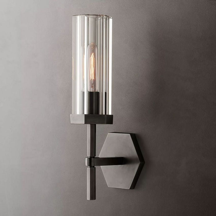 Lambe Hexagonal Wall Sconce 14¼"H