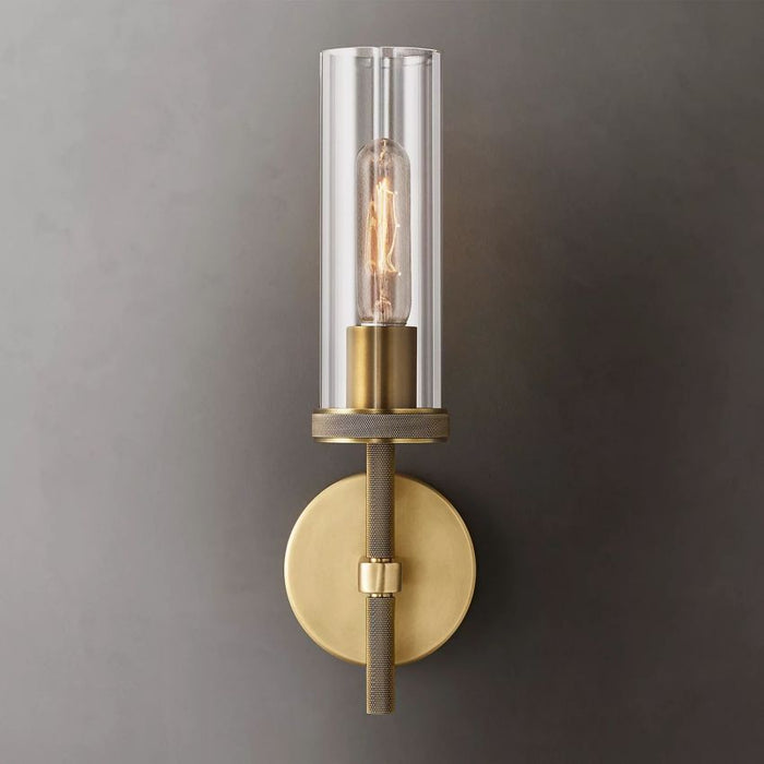 Lambe Knurled Wall Sconce 14"H