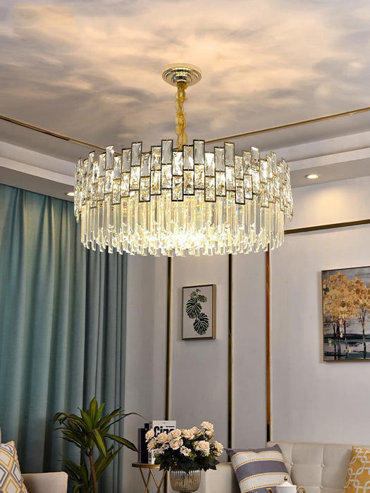 Palo clear Crystal Round Chandelier